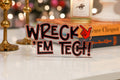 Load image into Gallery viewer, Wreck 'Em Tech acrylic block shelfie, additional view
