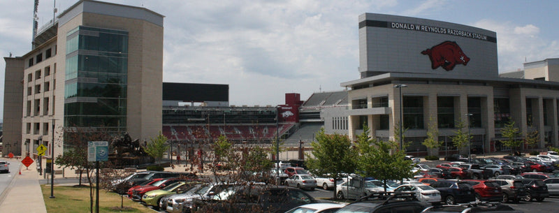 Donald W. Reynolds Razorback Stadium in Fayetteville, Arkansas