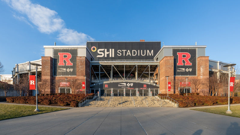 The South Gate of SHI Stadium at Rutgers in Piscataway, New Jersey