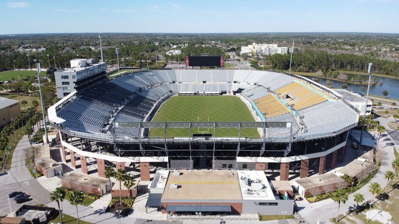 Aerial view of the UCF football stadium in Orlando, Florida