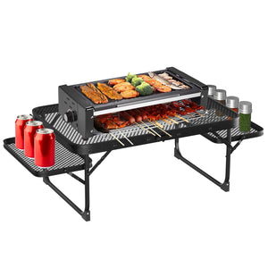 Foldable Camping Table Collapsible Grill Stand