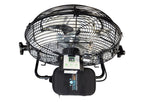 ExtremeMist Pro Misting Fan, 270 PSI, Solar Rechargeable, with 16 ft Mist Line
