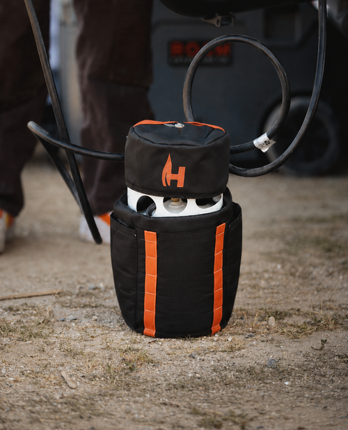 HitchFire 5LB Refillable Propane Tank with Optional Carrying Case