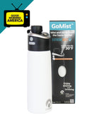 GoMist Rechargeable Misting Water Bottle, Insulated, 25 or 40 oz