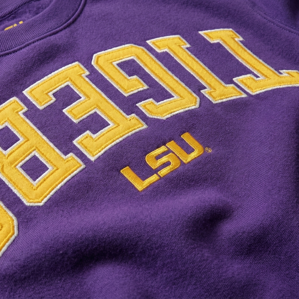 UPSIDE LSU Tigers Varsity Crewneck