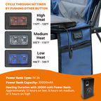 ExtremeMIST Heated Camping Chair with 20,000mAh Power Bank