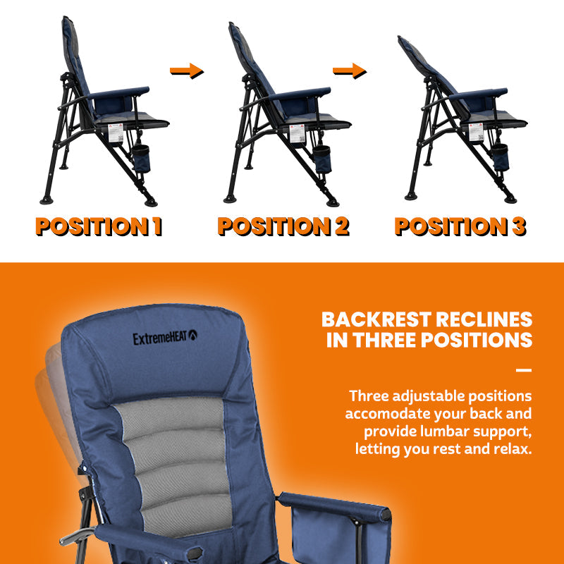 ExtremeMIST Heated Camping Chair with 20,000mAh Power Bank