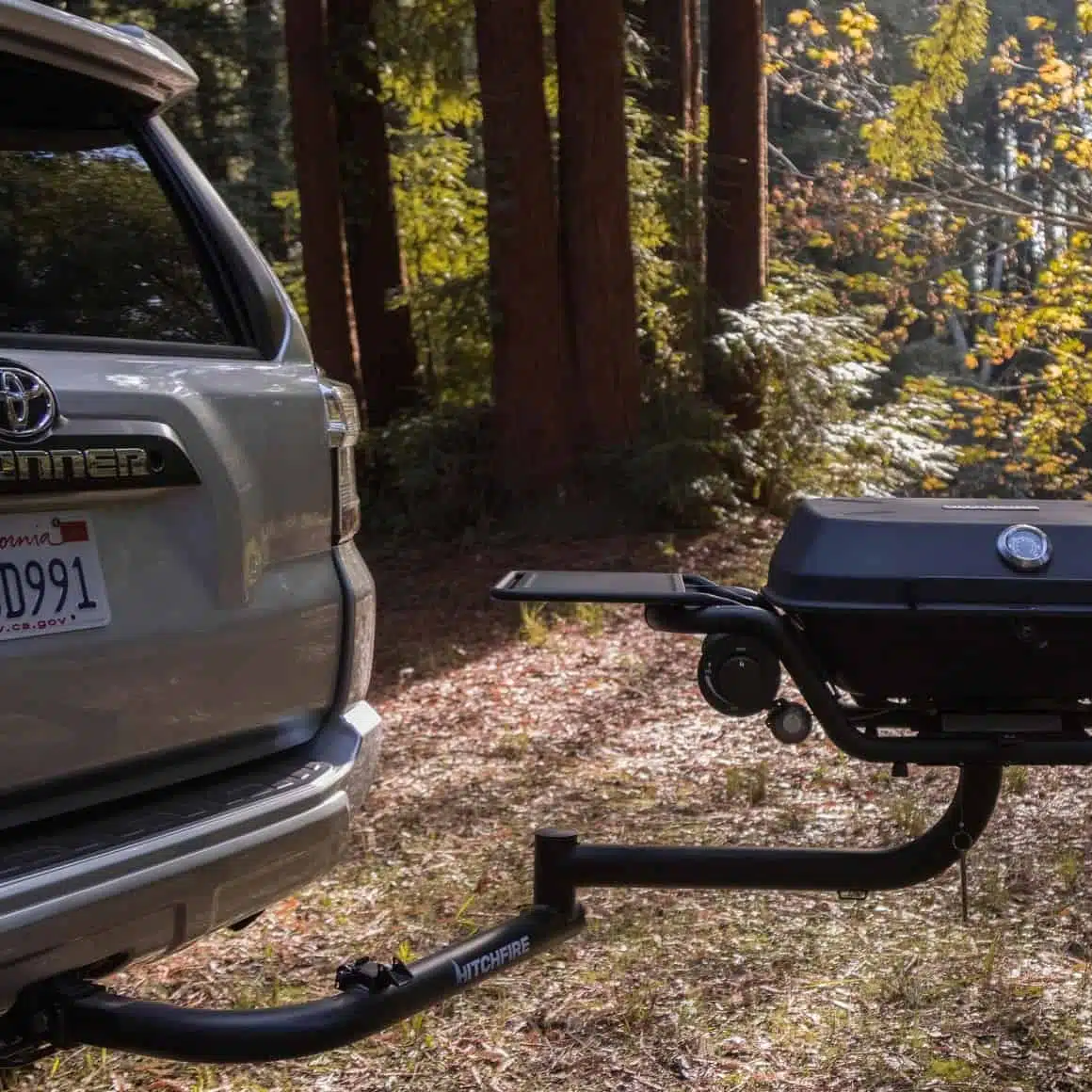 HitchFire F-20 Hitch-Mounted Propane Grill, 20,000 BTU