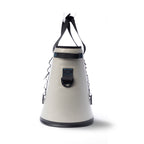 Side view of the Sidekick showing its tapered shape and a side grab handle