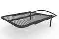 Load image into Gallery viewer, Tire Table Medium on a white background, showing the diamond-mesh top and retractable leg.
