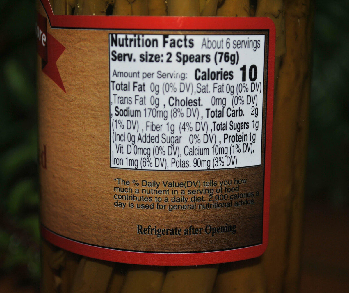 Amish Country Store Zesty Pickled Asparagus, 16 oz