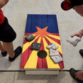 Load image into Gallery viewer, ACA Arizona Flag Cornhole Boards detail
