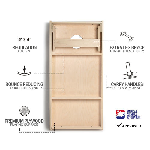 ACA Arizona Vintage Gameday Cornhole Boards, additional view