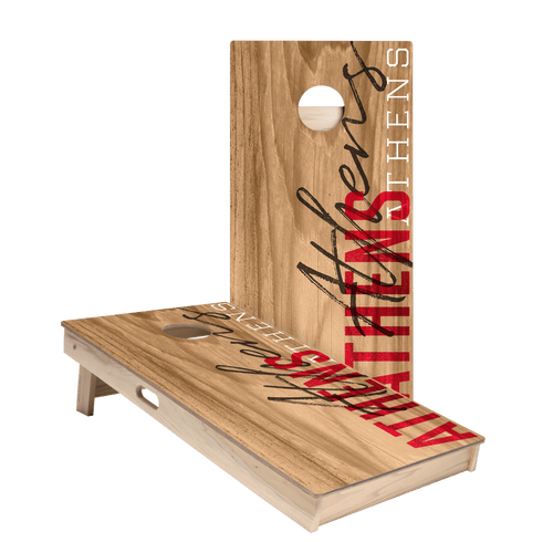 ACA Star Athens Campus Gameday Cornhole Boards, set of two