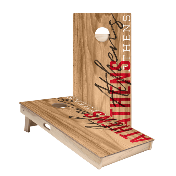 ACA Star Athens Campus Gameday Cornhole Boards, set of two