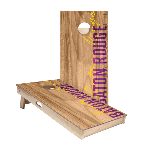 ACA Star Baton Rouge Campus Gameday Cornhole Boards, set of two