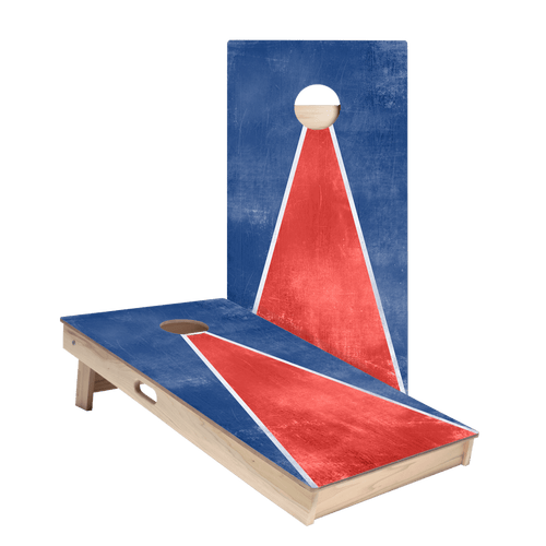ACA Star Classic Triangle Red, White and Blue Cornhole Boards, set of two