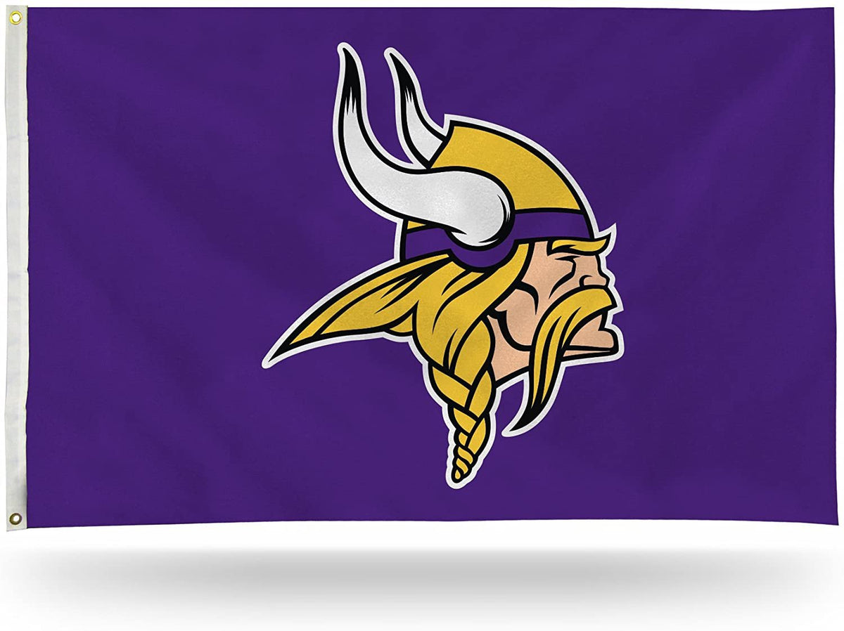 Minnesota Vikings 3x5 flag, with metal grommets