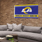 Los Angeles Rams 3x5 Flag, World's Biggest Fan