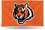 Cincinnati Bengals 3x5 flag, with metal grommets