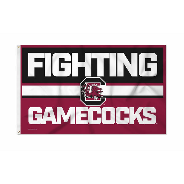 South Carolina Gamecocks 3x5 flag, Bold design, with metal grommets