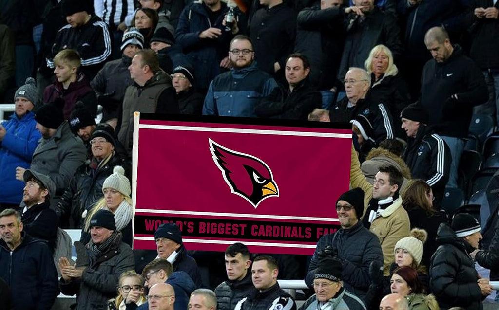 Arizona Cardinals 3x5 Flag, World's Biggest Fan