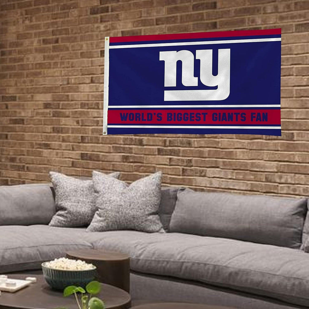 New York Giants 3x5 Flag, World's Biggest Fan