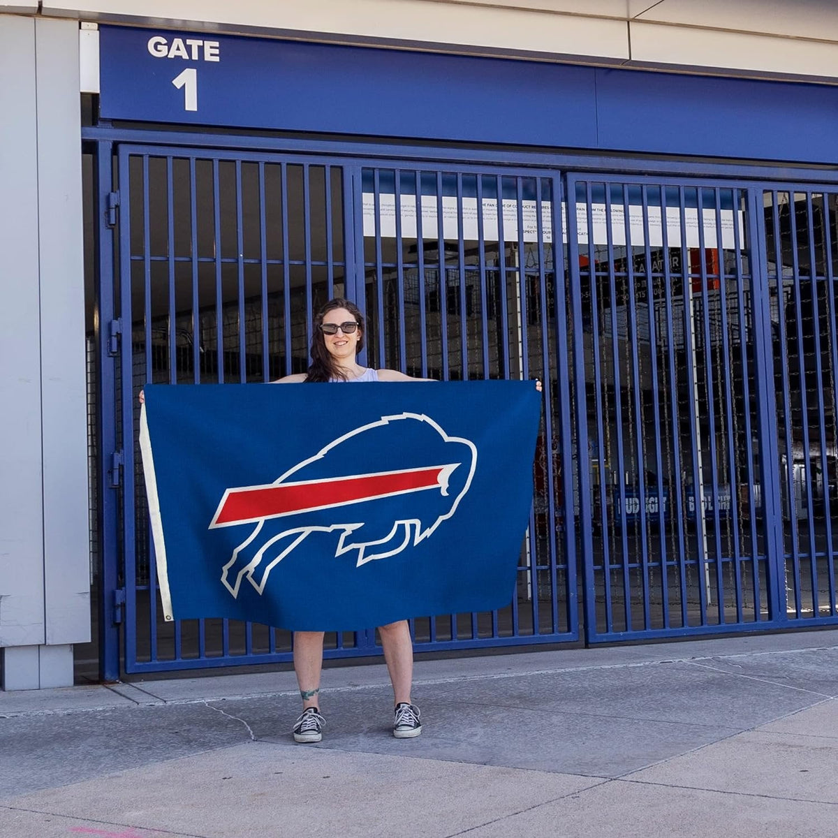 Buffalo Bills 3x5 Flag, Blue