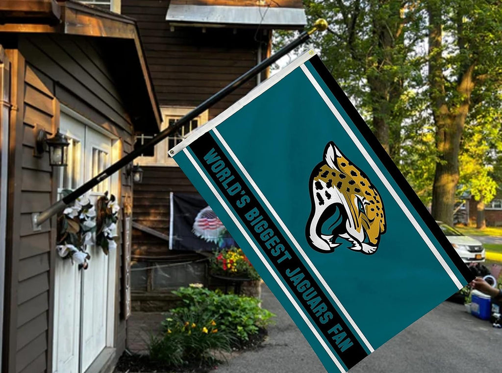 Jacksonville Jaguars 3x5 Flag, World's Biggest Fan