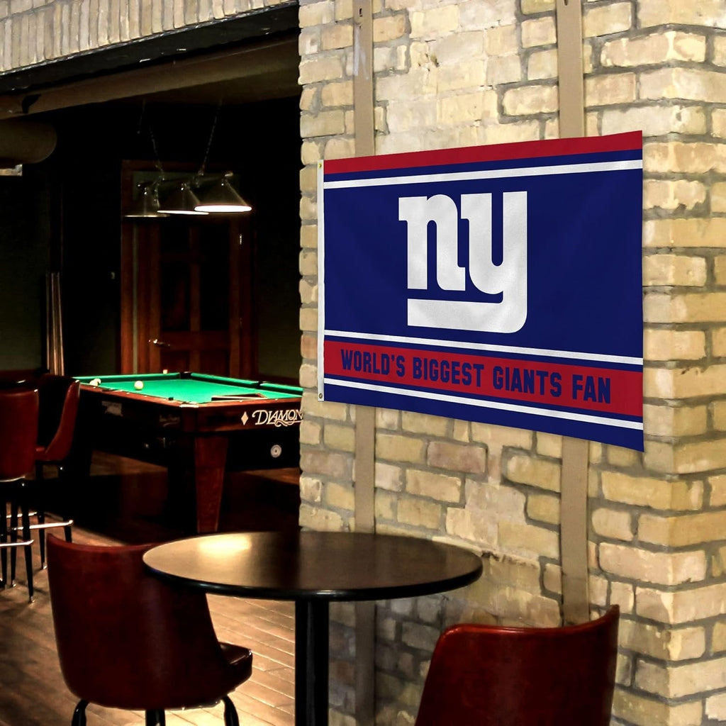 New York Giants 3x5 Flag, World's Biggest Fan