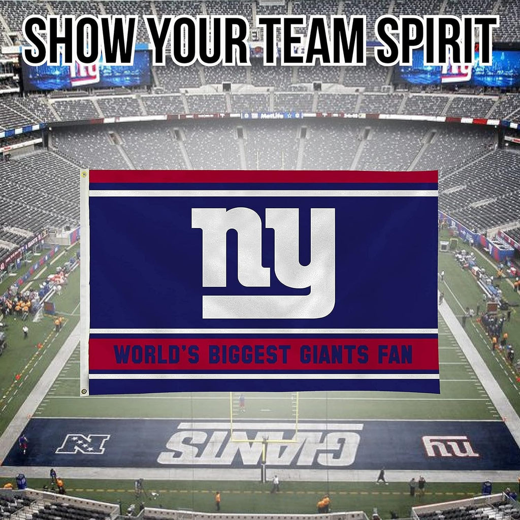 New York Giants 3x5 Flag, World's Biggest Fan