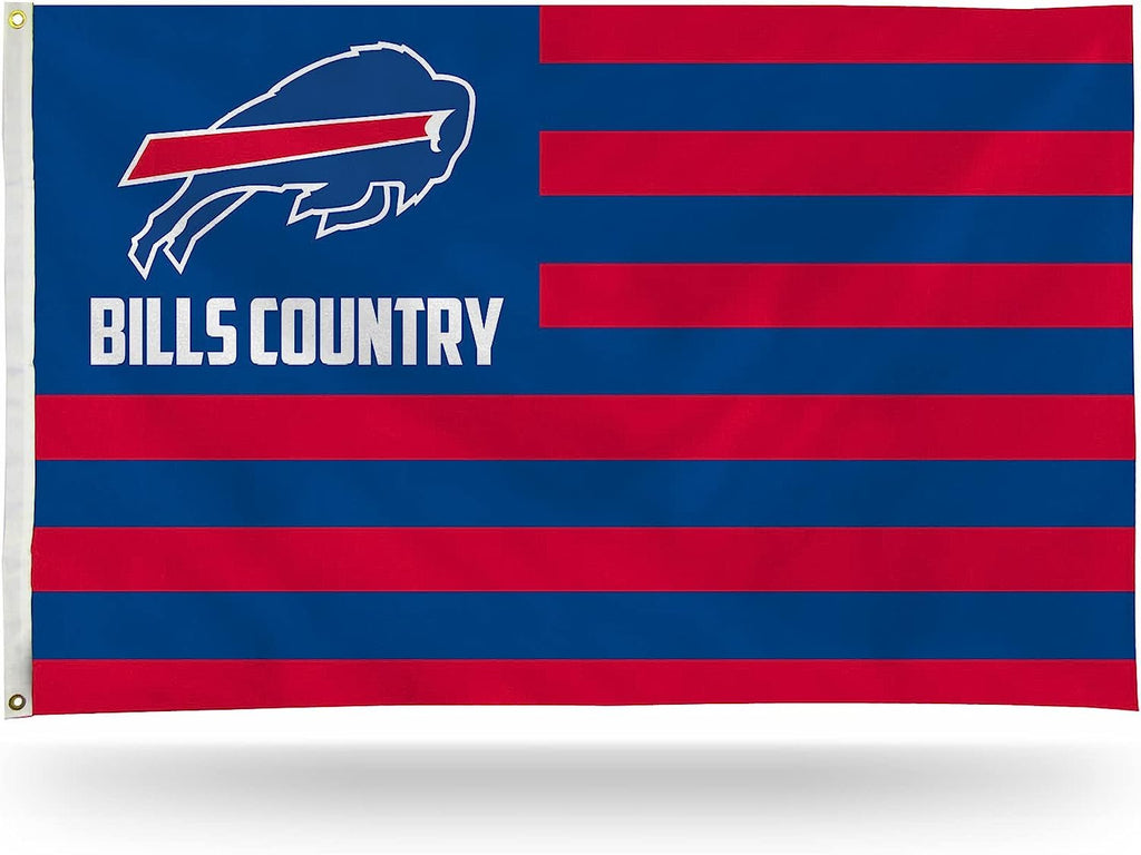 Buffalo Bills 3x5 flag, Country design, with metal grommets