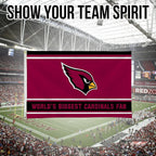 Arizona Cardinals 3x5 Flag, World's Biggest Fan