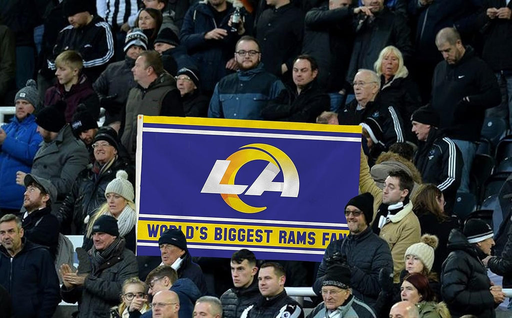 Los Angeles Rams 3x5 Flag, World's Biggest Fan