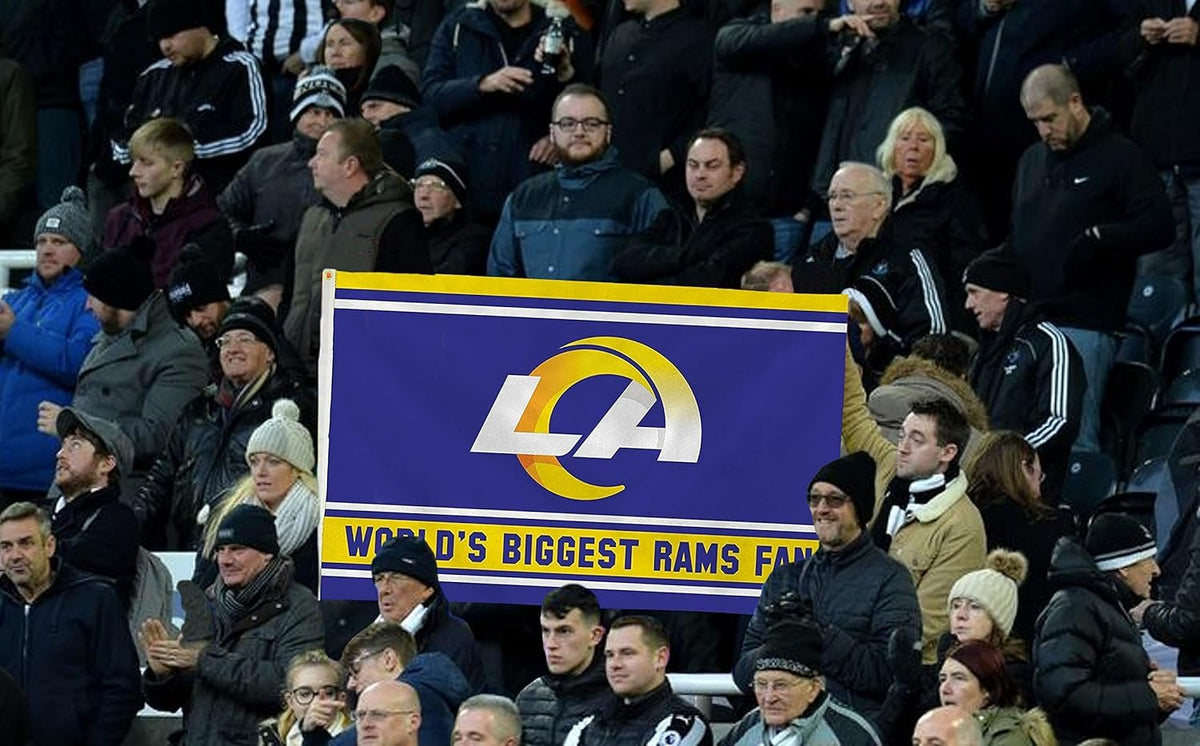 Los Angeles Rams 3x5 Flag, World's Biggest Fan