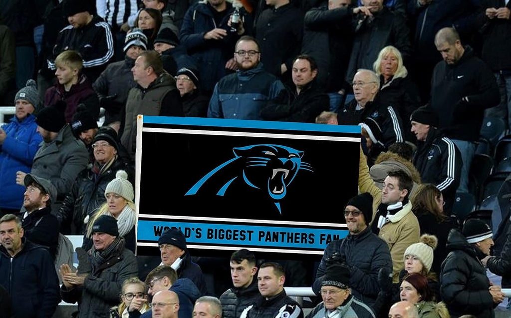 Carolina Panthers 3x5 Flag, World's Biggest Fan