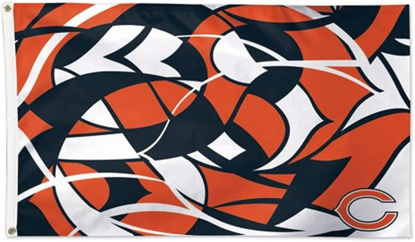 Chicago Bears 3x5 flag, XFit design, with metal grommets