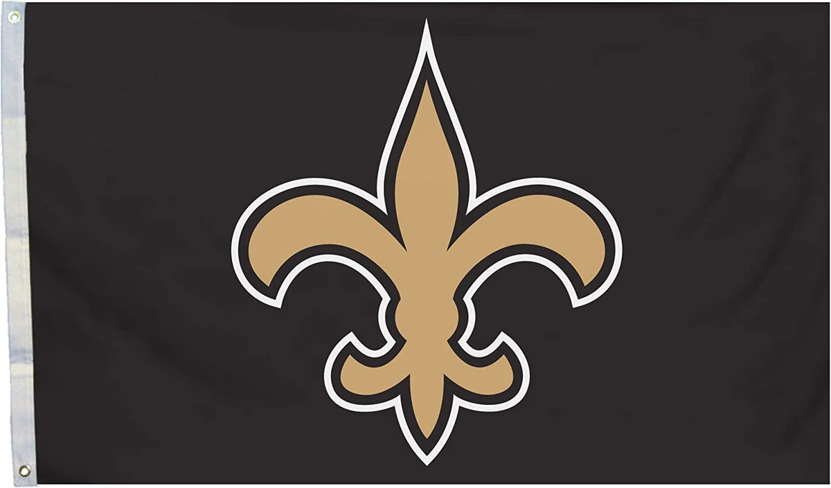 New Orleans Saints 3x5 flag, with metal grommets