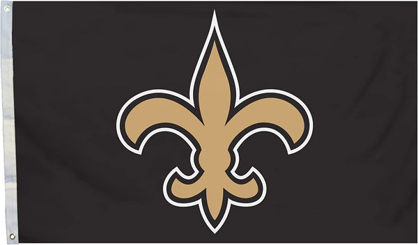 New Orleans Saints 3x5 flag, with metal grommets