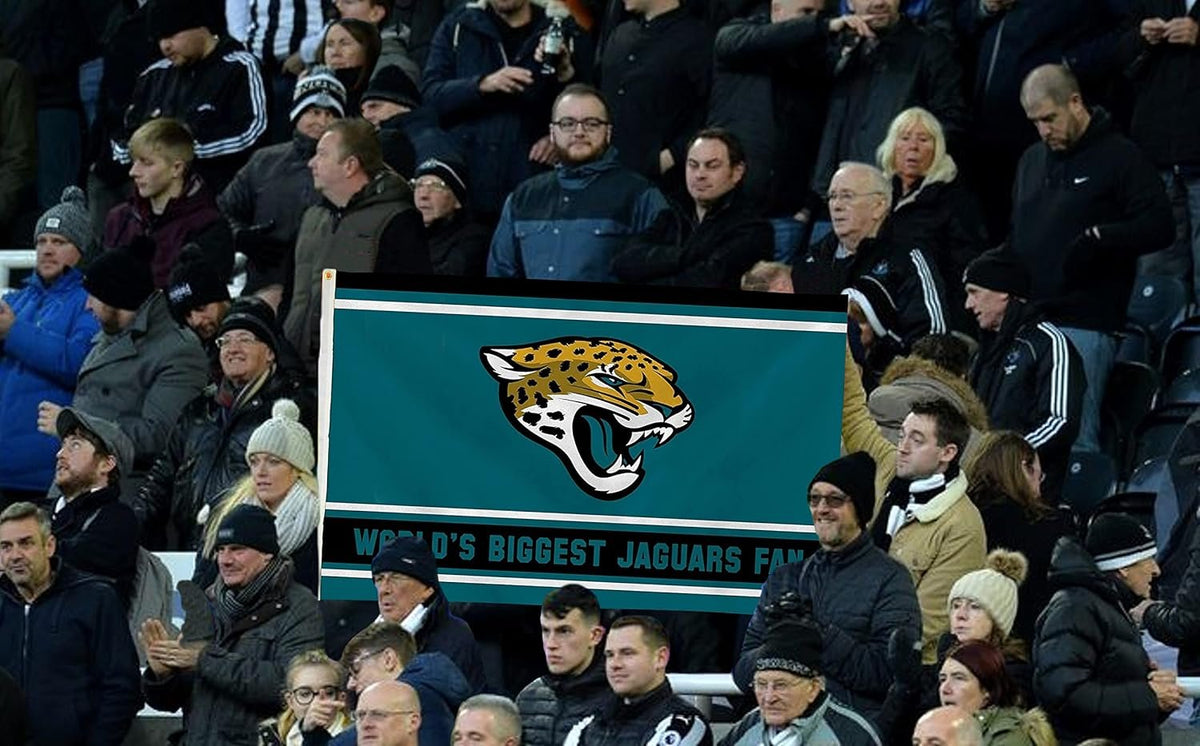 Jacksonville Jaguars 3x5 Flag, World's Biggest Fan