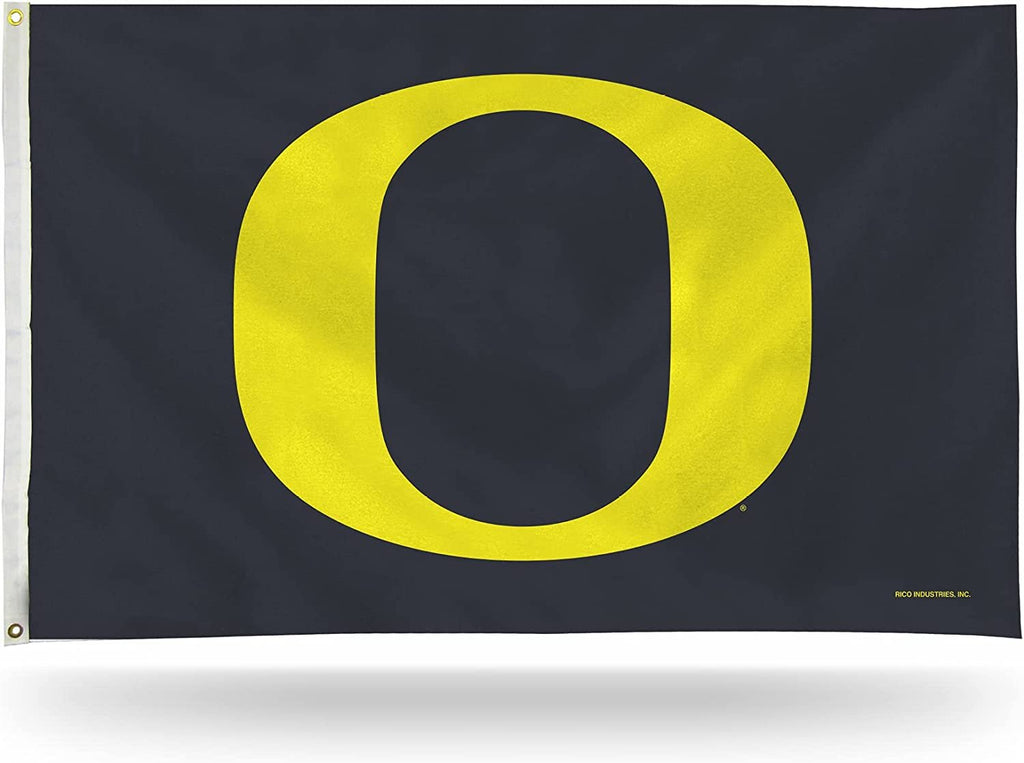 Oregon Ducks 3x5 flag, Grey design, with metal grommets