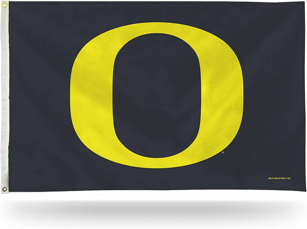 Oregon Ducks 3x5 flag, Grey design, with metal grommets