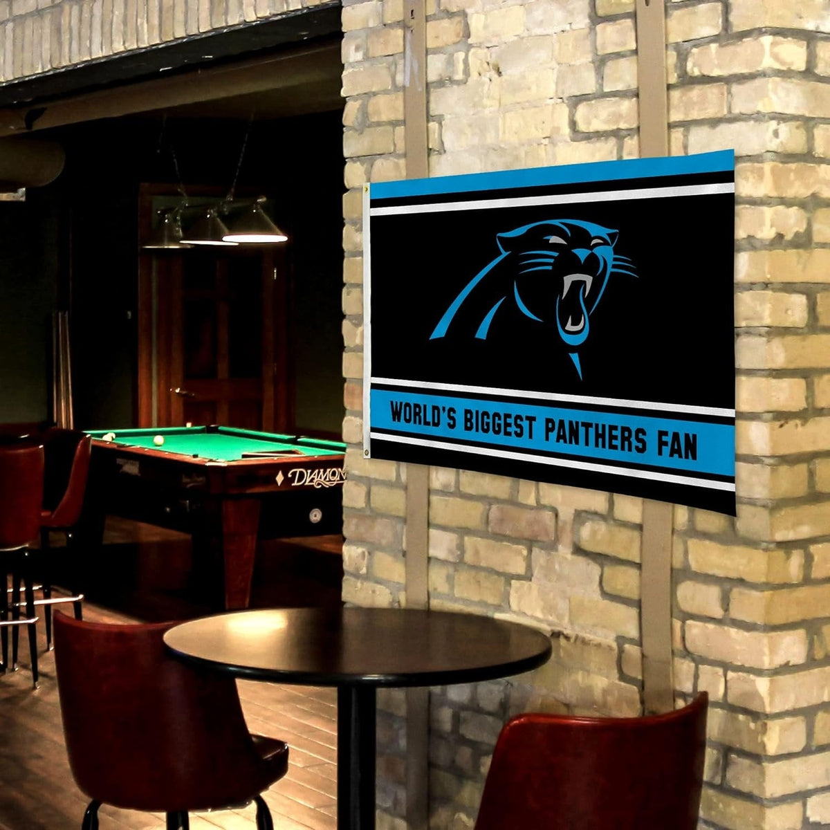 Carolina Panthers 3x5 Flag, World's Biggest Fan