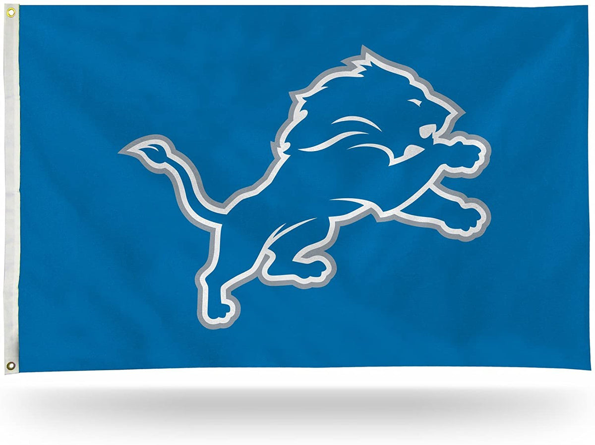 Detroit Lions 3x5 flag, with metal grommets