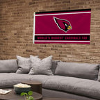 Arizona Cardinals 3x5 Flag, World's Biggest Fan