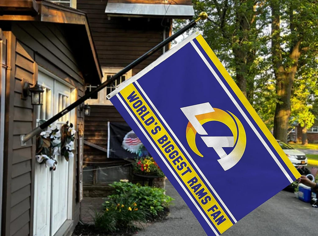 Los Angeles Rams 3x5 Flag, World's Biggest Fan