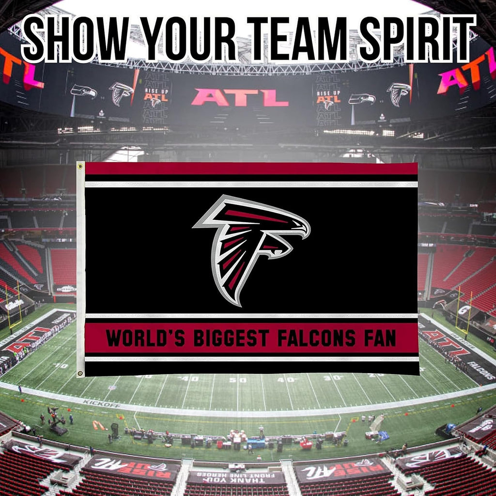 Atlanta Falcons 3x5 Flag, World's Biggest Fan