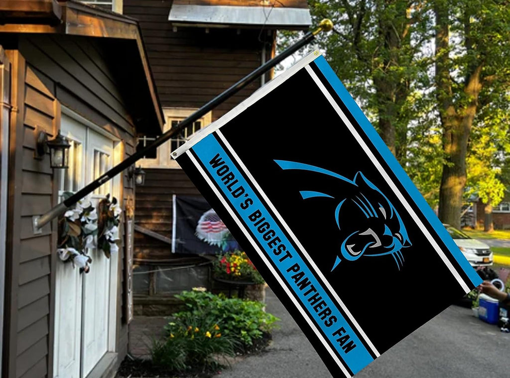 Carolina Panthers 3x5 Flag, World's Biggest Fan