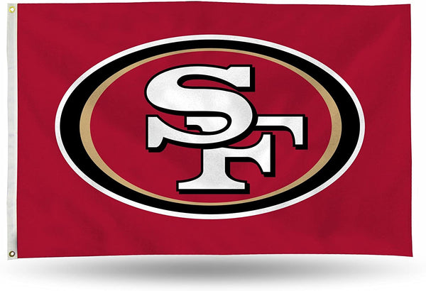 San Francisco 49ers 3x5 flag, with metal grommets