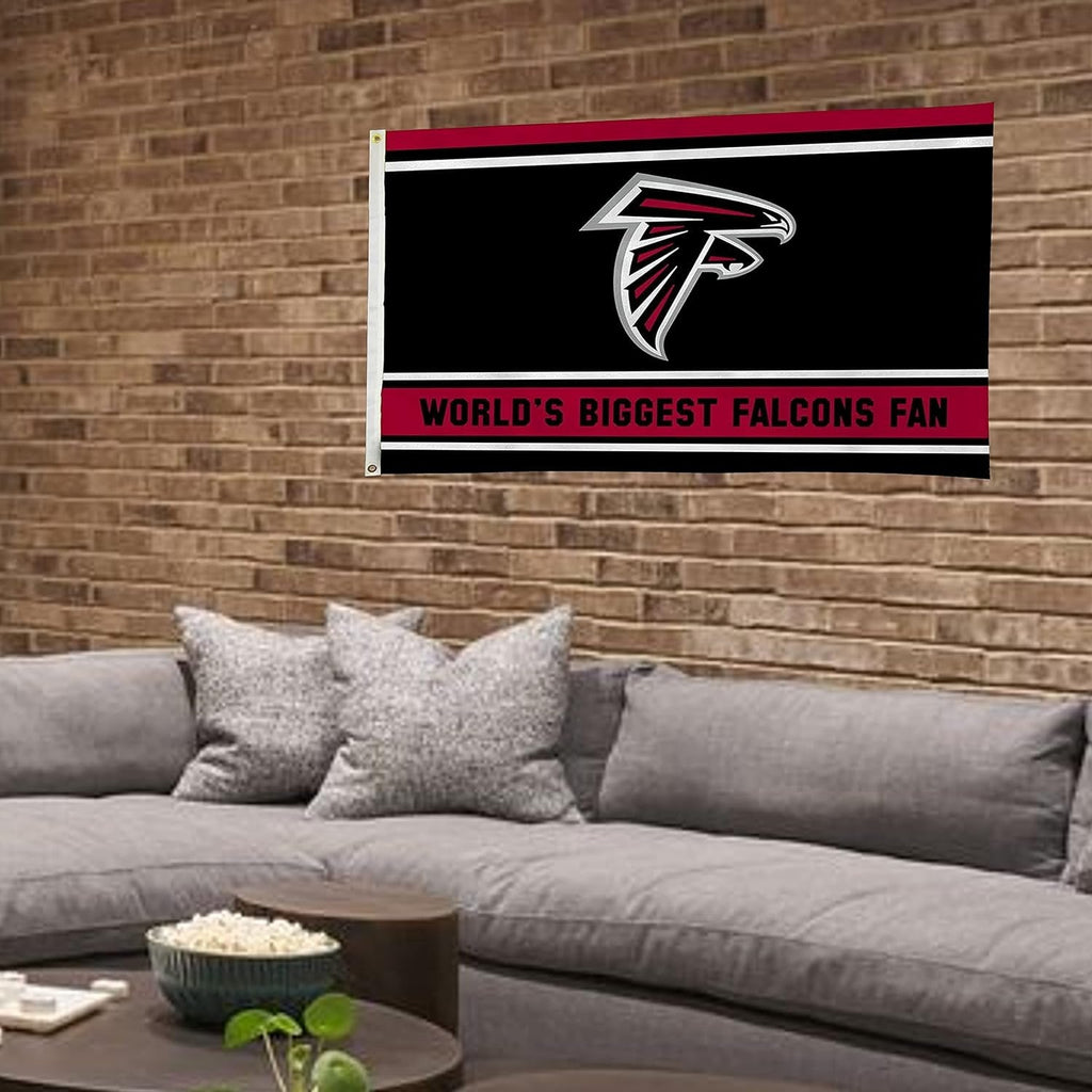Atlanta Falcons 3x5 Flag, World's Biggest Fan